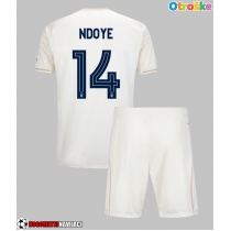 Otroške Nogometnih dresov Nottingham Forest Dan Ndoye #14 Gostujoči 2025-26 Kratki rokavi (+ hlače)